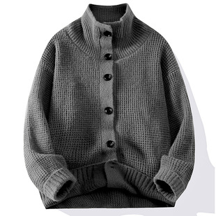 2024 Autumn and Winter New National Fashion Sweater Men's Fashion Brand Winter Knitted Base Shirt Inner Lovers Top 655