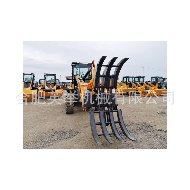 Cargadora agrícola de carretilla elevadora 958 cargadora de clip rotativo pequeña cargadora de ruedas doméstica de césped