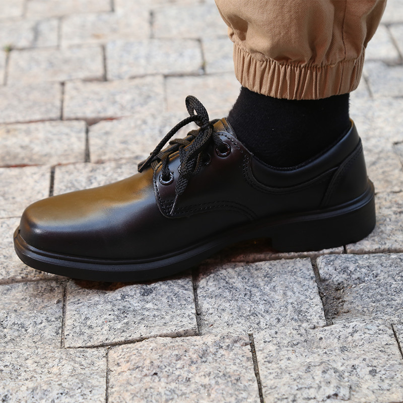 盾王8281无钢头6KV绝缘鞋安全透气劳保鞋工作鞋黑皮鞋 男女电工鞋