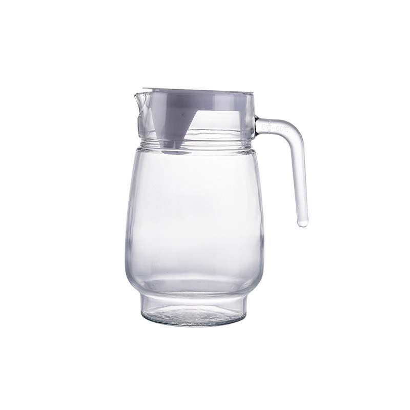 1.6L tetera de abdomen tetera de té tetera de jugo de vidrio tetera de agua resistente al calor tetera de separación de agua