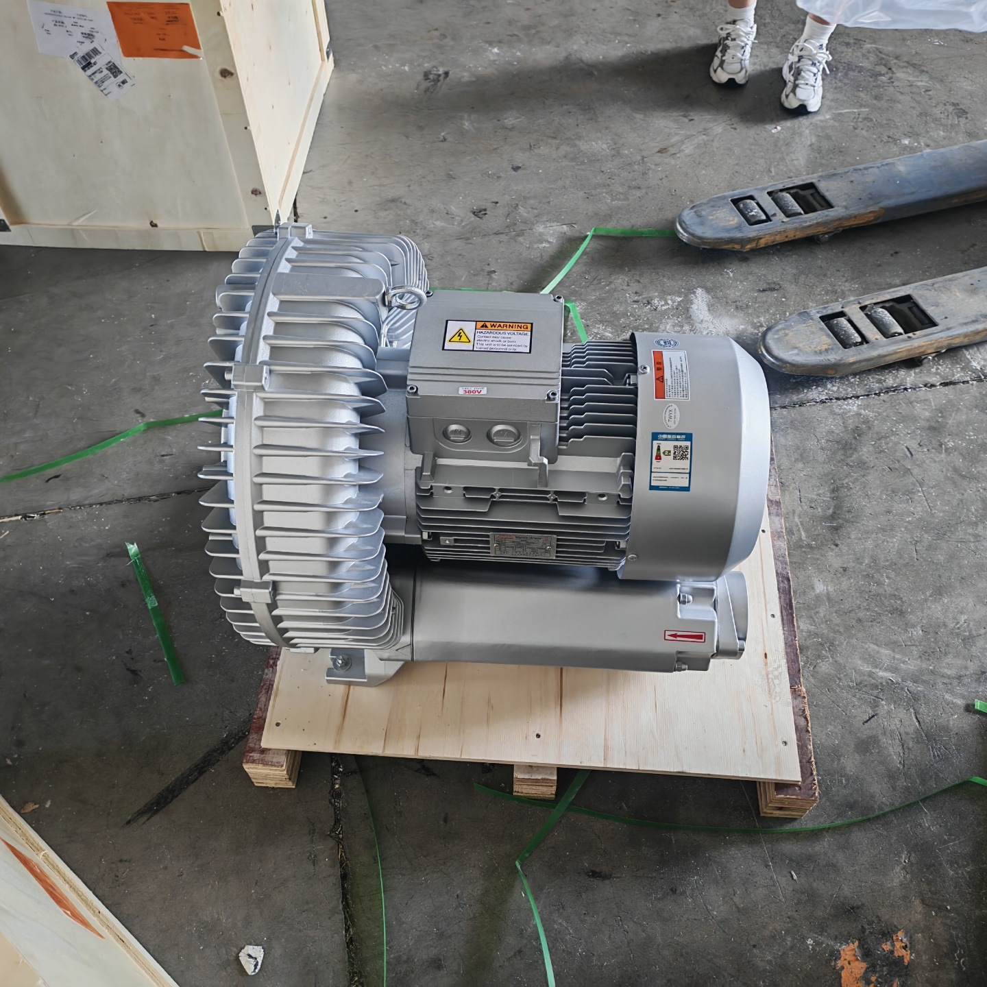 18.5KW ventilador de alta presión de vacío de alimentación RB-91D - 3 ventilador de alta presión de vórtice tipo turbina de frecuencia variable ventilador de alta presión