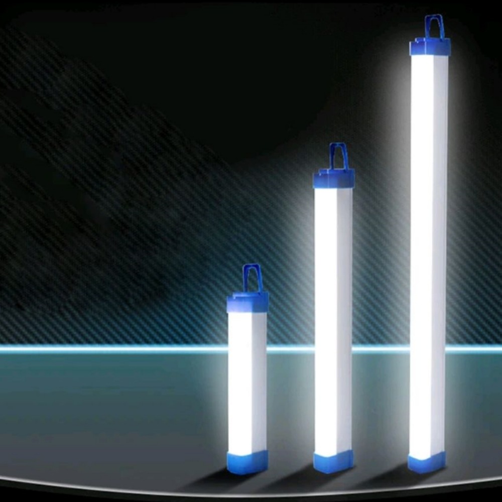 Lámpara LED portátil recargable por USB, luz de emergencia magnética para camping o exteriores