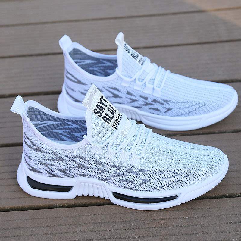 Zapatos de primavera y verano para hombres nuevos zapatos de coco de malla desodorante para hombres zapatos deportivos de tendencia zapatos de malla transpirables zapatos hermosos para hombres