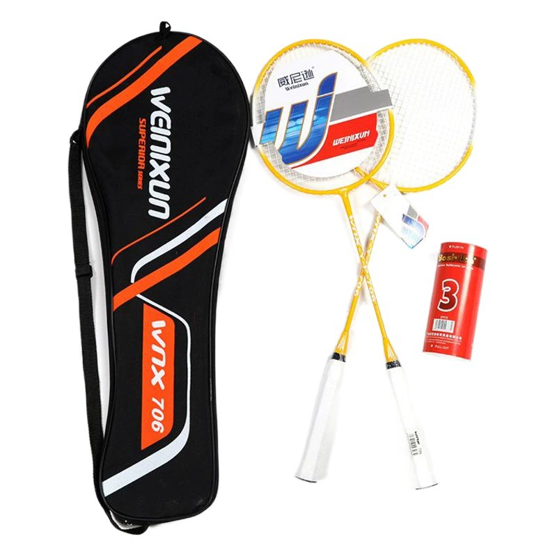 Ракетка для бадминтона из оленины прочный костюм для взрослых тренировочный с мячом цельная доставка с фабрики Оптовые спортивные товары