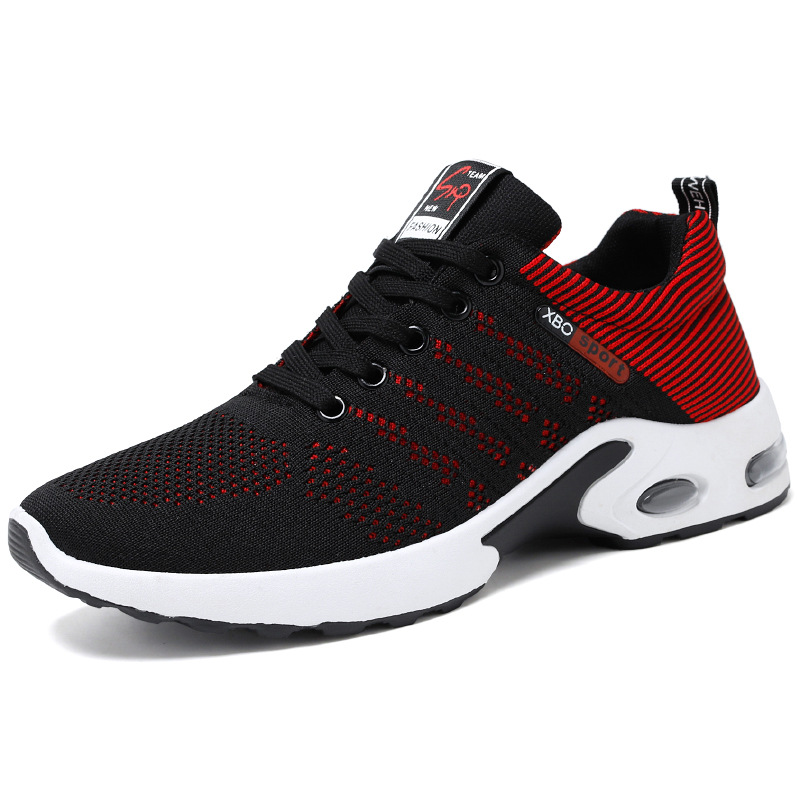 Zapatos de moda masculinos 2025 primavera nuevo tamaño transfronterizo aire cojín malla zapatos deportivos transpirables zapatos de hombre zapatillas