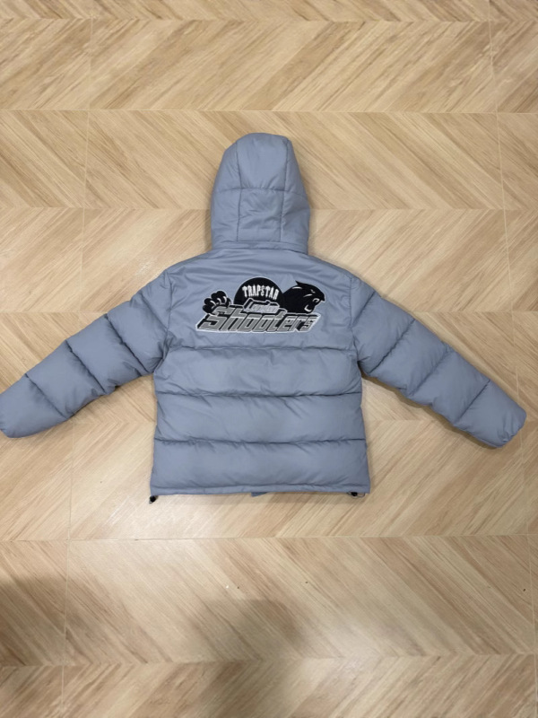 跨境外贸Trapstar冬季连帽男女款虎头标棉服街头嘻哈时尚外套棉服|undefined