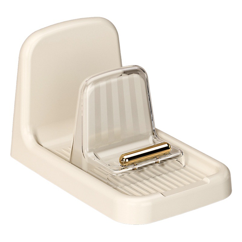 Kitchen storage rack multi-functional plastic water tray pot cover rack soup rack European-style simple storage rack desktop