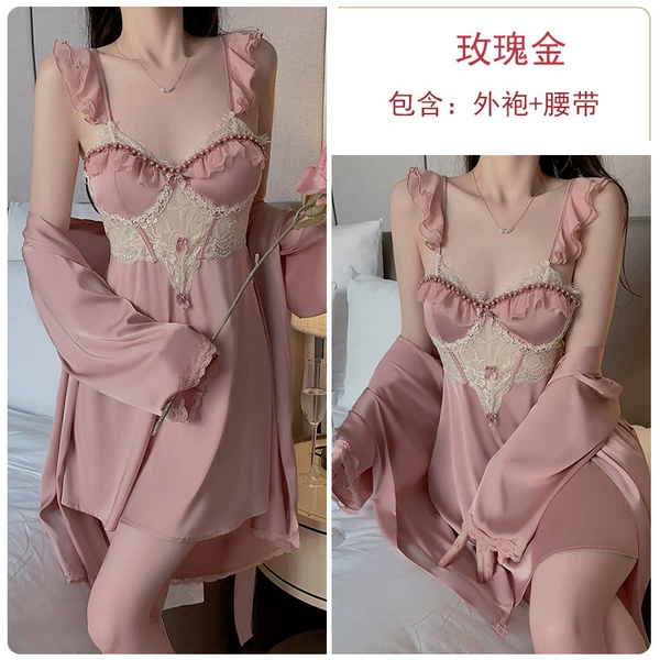 3957 Rose Gold (robe+belt)