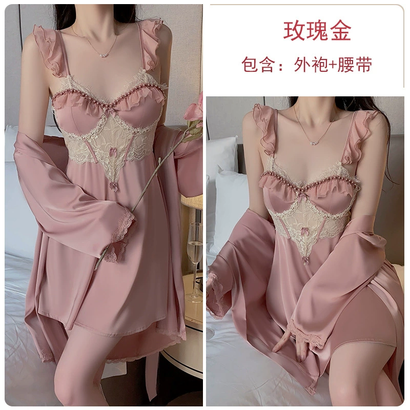 瑰若 Breast pads, pijama, set, backless, plus size, lifting effect