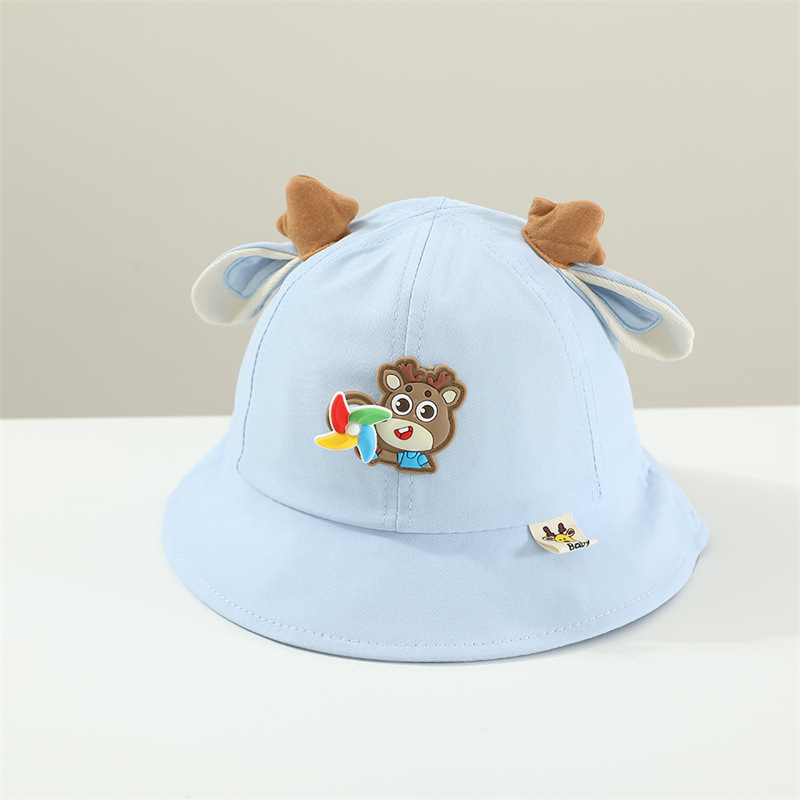 Sombreros para bebés nuevos sombreros de pescadores de dibujos animados para niños y niñas lindos super bonitos sombreros para bebés primavera y otoño sombreros delgados sombreros