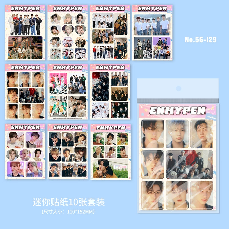 GIDLE STR EN itzy Seventeen Star Handbook Patch 10 Shots