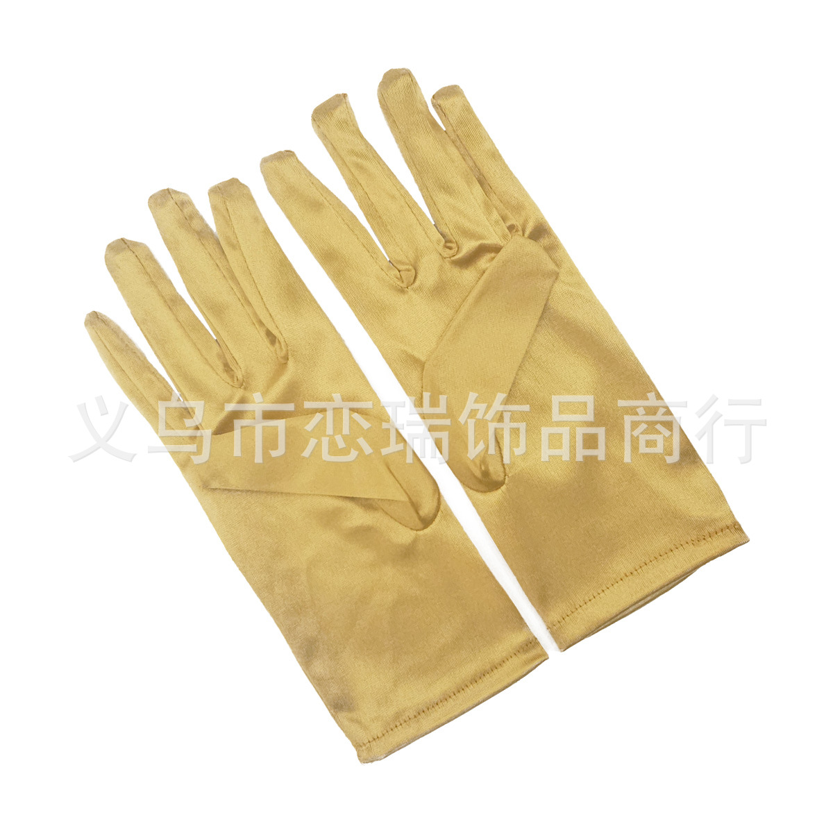 Vestido de color sólido guantes satin guantes de novia guantes de Halloween maquillaje fiesta damas guantes cortos