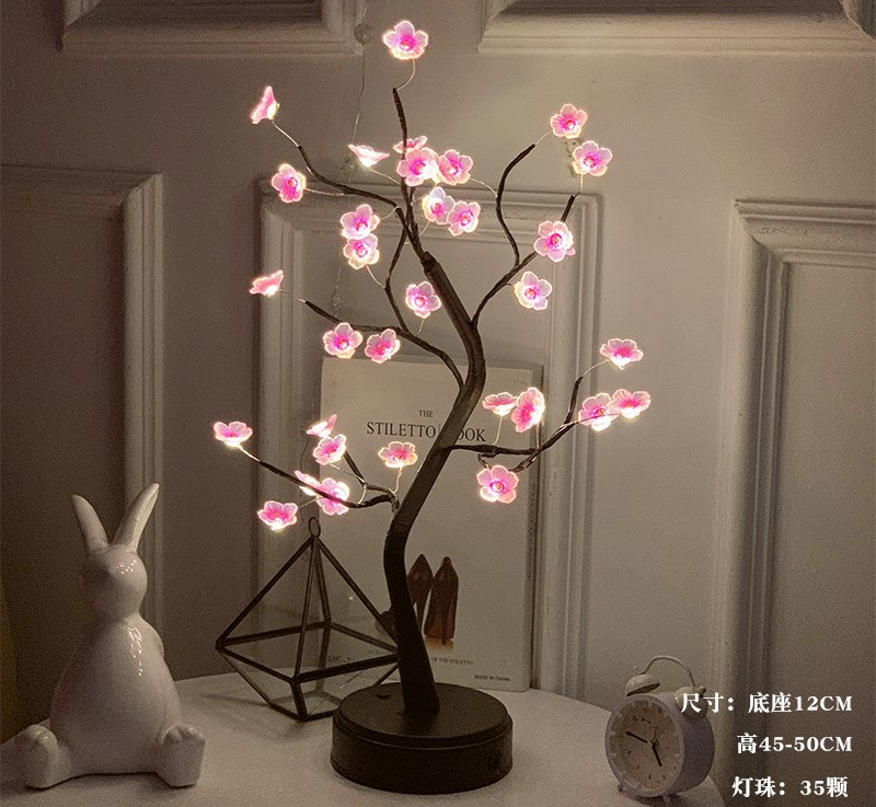 35L 매화나무 램프 [따뜻한 빛]