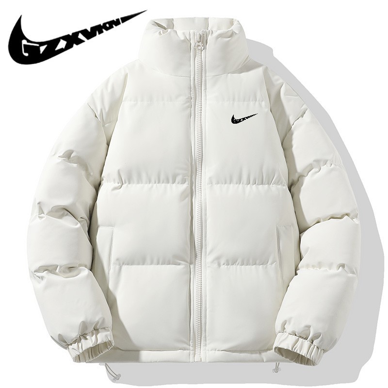 Hombres 2023 otoño e invierno nuevo abrigo de algodón acolchado abrigo de pan engrosado de la pareja deportiva de los hombres abrigo casual suelto a juego para mujeres