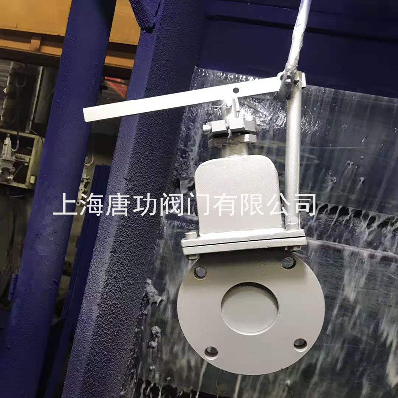 PZ73H-16P不锈钢杠杆刀闸阀 对夹式刀阀 非标定制杠杆式刀型闸阀