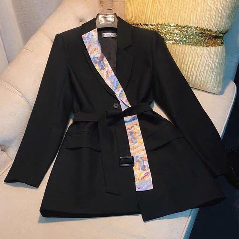 Small suit jacket women's mid-length 202...