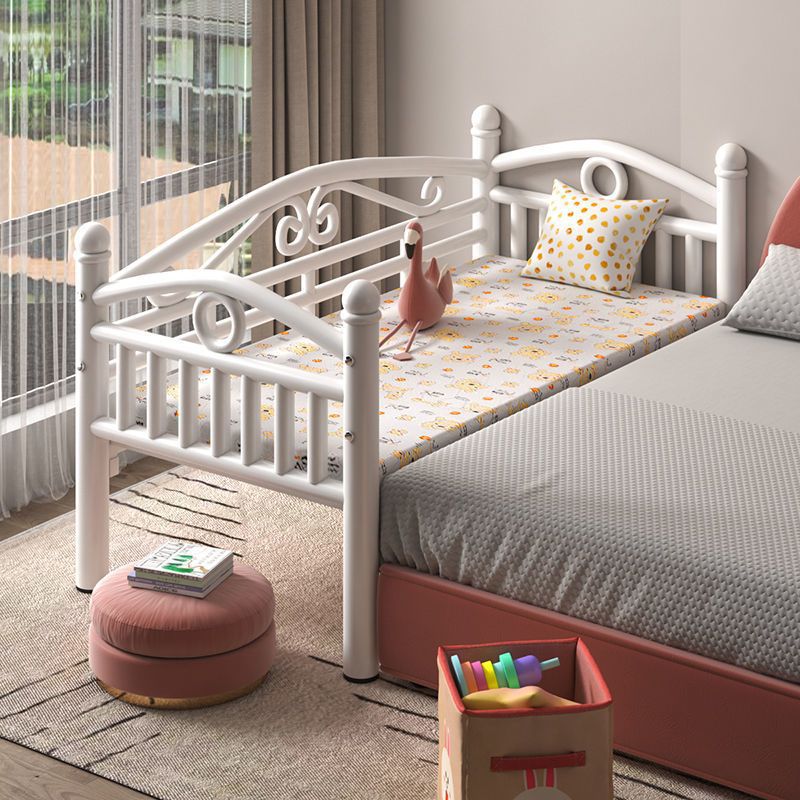 Cama de empalme Cama para niños con barandilla Cama para bebé de hierro forjado Cama para bebé Cama pequeña Cama de cabecera ensanchada Cama simple Amazon