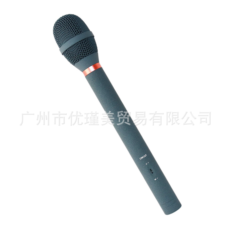(2개) 전문 휴대용 인터뷰 마이크 뉴스 기자 전용 야외 라이브 SLR 카메라 라디오 녹음 마이크