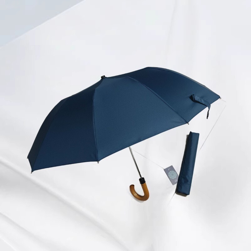 Exported to the Uk, Wooden Curved Handle Rpet Eco-Friendly Recycled Fabric 10K10-Bone Vintage Classic 80% off Automatic Umbrella Exported to the Uk, Wooden Curved Handle Rpet Eco-Friendly Recycled Fabric 10K10-Bone Vintage Classic 80% off Automatic Umbrella