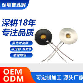 超声波雾化片压电陶瓷喷雾片香薰机加湿器用高新能大容量雾化片