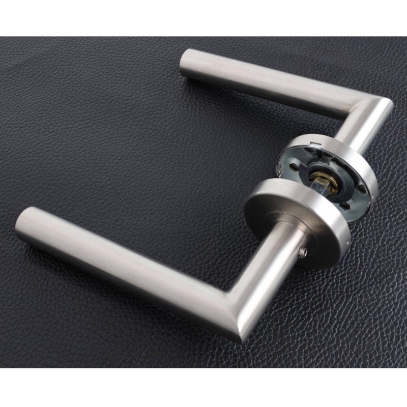 Ingeniería 304 cerradura interior de acero inoxidable cerradura de puerta silenciosa cerradura de puerta de baño cerradura de cobre con llave cerradura de puerta