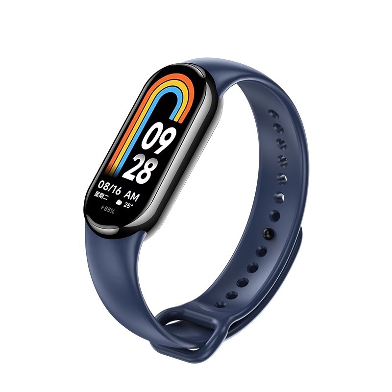 新しいXiaomi Mi Band 9シリコンストラップXiaomi Band第8世代スマートスポーツブレスレットNFCバージョン男性と女性に適しています|undefined