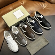欧洲站2025男士潮牌板鞋真皮牛皮休闲舒适透气男鞋可贴牌定制TF