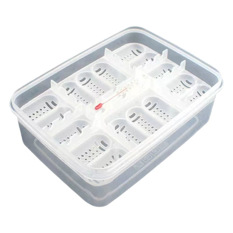 Рептилия Шугун Ящерица Черепаха Водяная черепаха Восхождение Домашнее животное Инкубационная коробка для средних помещений Инкубатор для рептилий Инкубационная коробка 16-клеточные яичные Биты