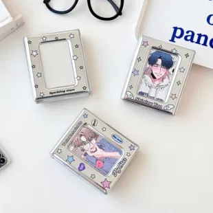 Polaroid, подлинный серебряный держатель карт, карточник, система хранения, фотоальбом