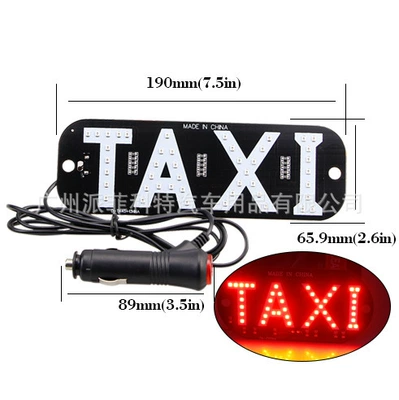 Interface 5-6V Taxi Roof – License plate lamp - taxl-usb-interface-red-light