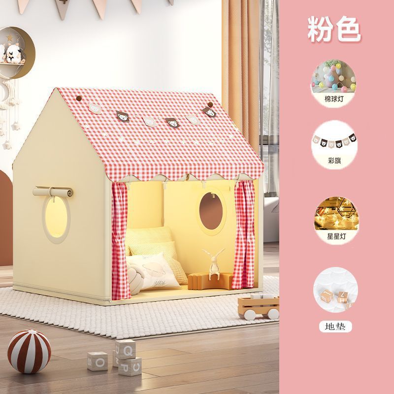 Tiendas de campaña para niños en interiores Niñas Niños Castillo Casa pequeña Casa de juguetes Princesa Fantástica Juegos de cama Base secreta