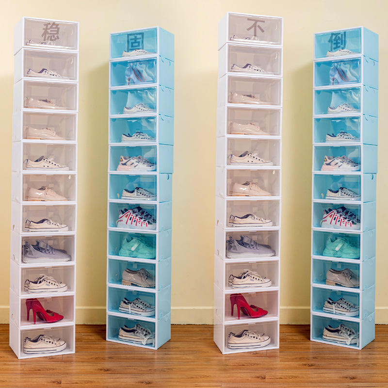 Sale shoe box transparent enlarge AJ shoe box storage box Plastic shoe box men and women household cabinet