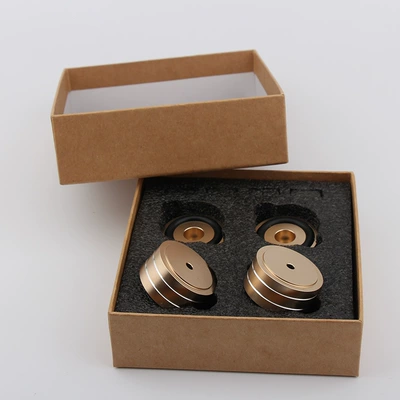 Audio Equipment Shock-Absorbing Foot Pads, Electric car big tripod - gold-box-of-4-large-sizes