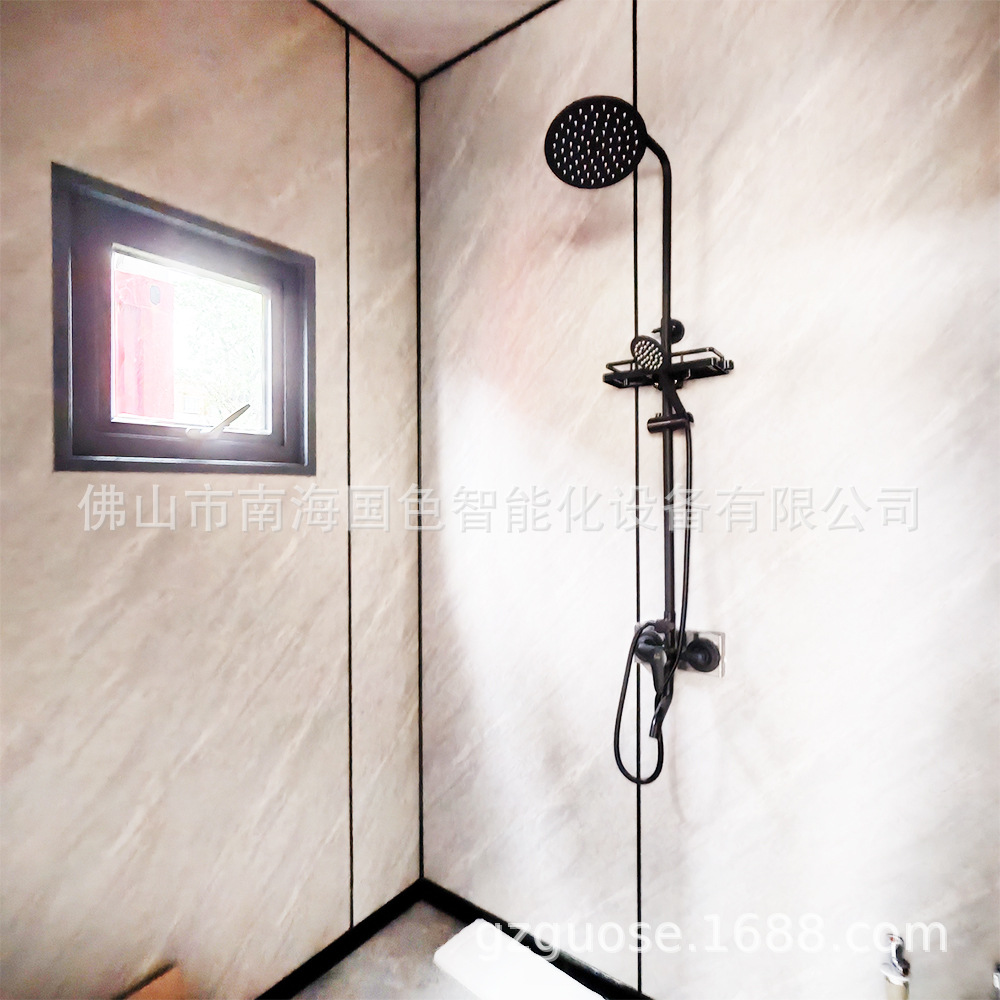 Villa de dos pisos, casa móvil, casa integrada de acero ligero, nueva construcción de villa, cápsula espacial, casa de familia móvil