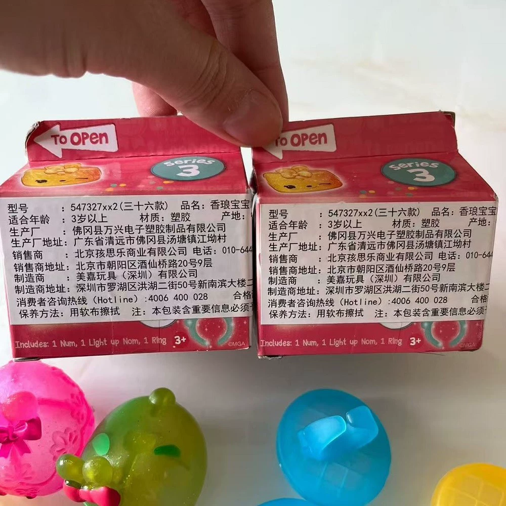 Светящееся кольцо (Num Noms) с мини-куклой Num, ароматная коллекционная игрушка, 3+