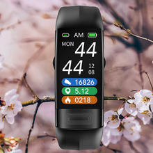 P11plus智能手环心率血压心电测试信息推送计步运动手环一件代发