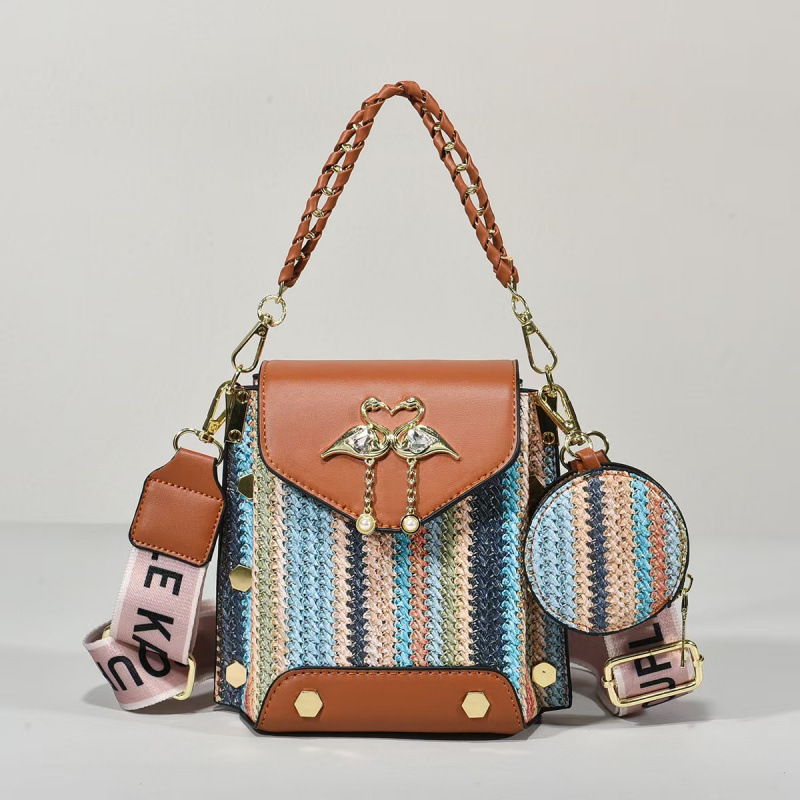 Bolsas de moda de verano versátiles 2025, nuevas bolsas de hombro, bolsas de mochila de damas, bolsas transfronterizas