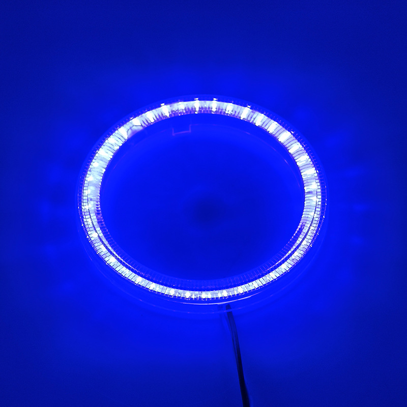 COB Angel Eye Halo Car LED Headlight Decorative Devil Eye DRL Fog Light