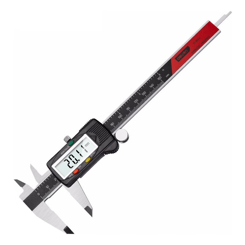 得力DL3944数显卡尺150mm专业游标卡尺高精度电子数显游标卡尺