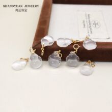 S925�y���Ȼ��ˮ�����J�f�ܿ�DIY�ִ����Ʒ���