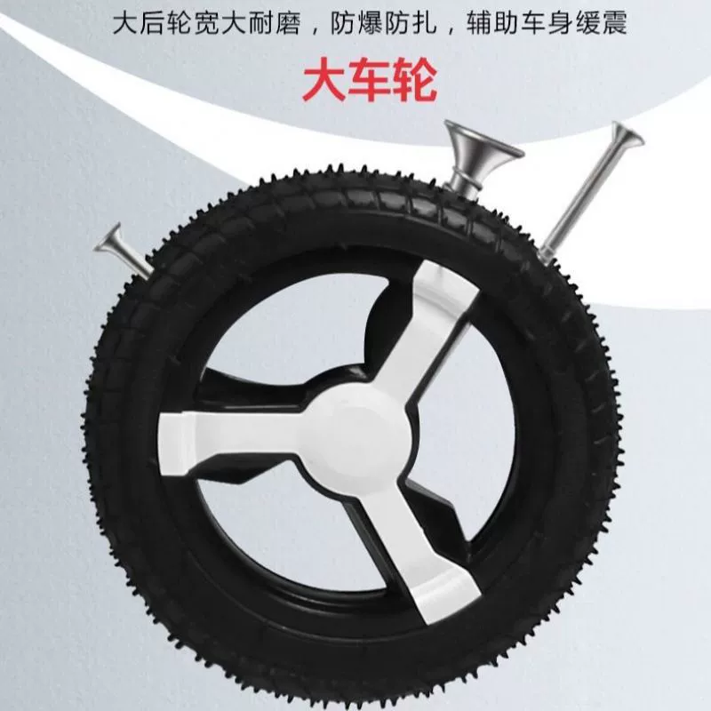Folding stroller for twins, children's trolley for double with seat, can sit and lie