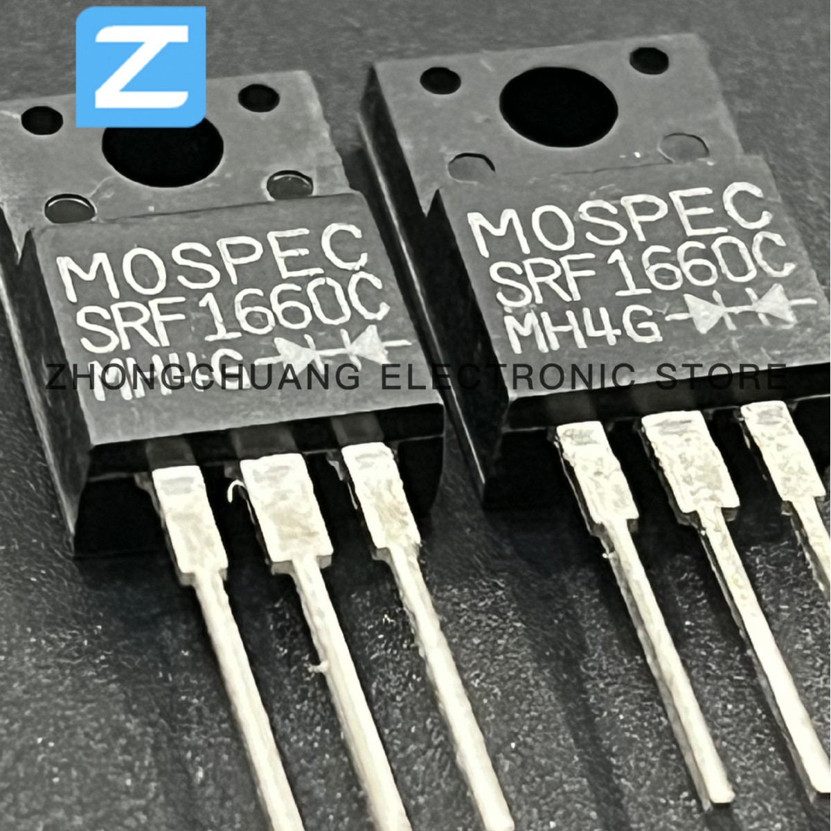 SRF1660C肖特基二极管16A60V直插TO-220F全新原装现货MOSPEC