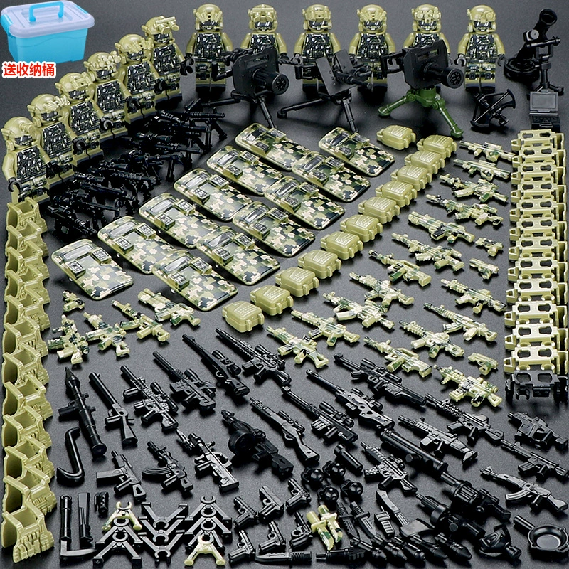 Конструктор с минифигурками (Lego) — военные и полиция, солдаты, техника и аксессуары, наборы