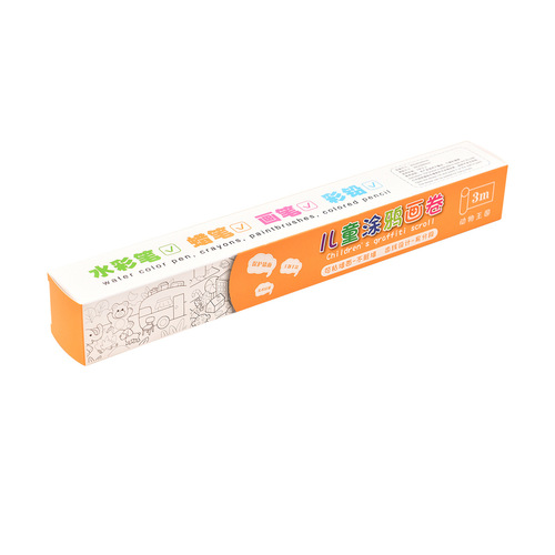 Children's educational graffiti scroll, large coloring paper for kindergarten, huge coloring painting cloth, handmade painting paper wholesale