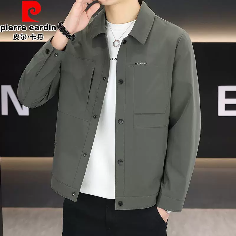 Pilkadan весенняя осенняя куртка с отворотом мужская куртка куртка 2025 новый весенний тренд дикий повседневный куртка