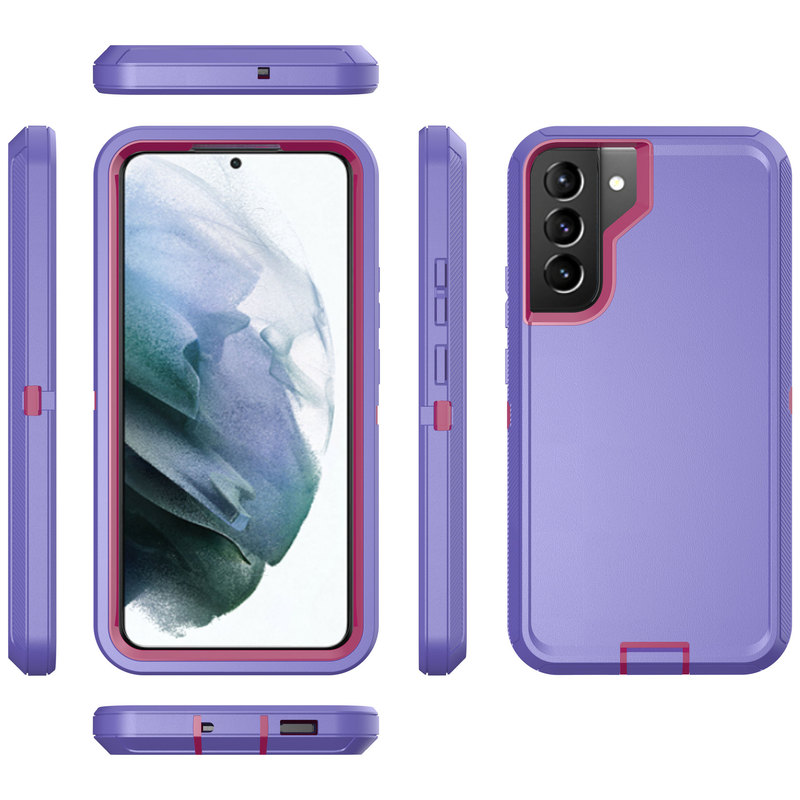 For Samsung GALAXY S22/PLUS three-proof robot phone case DEFENDER defender protective cover