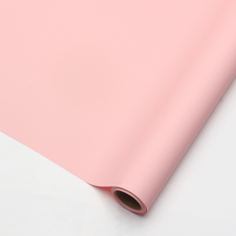 Huaxi Factory Wholesale Comercio exterior transfronterizo al por mayor exclusivamente para rollos de color puro Estilo coreano Chunian Ouya Paper Papel de embalaje de flores