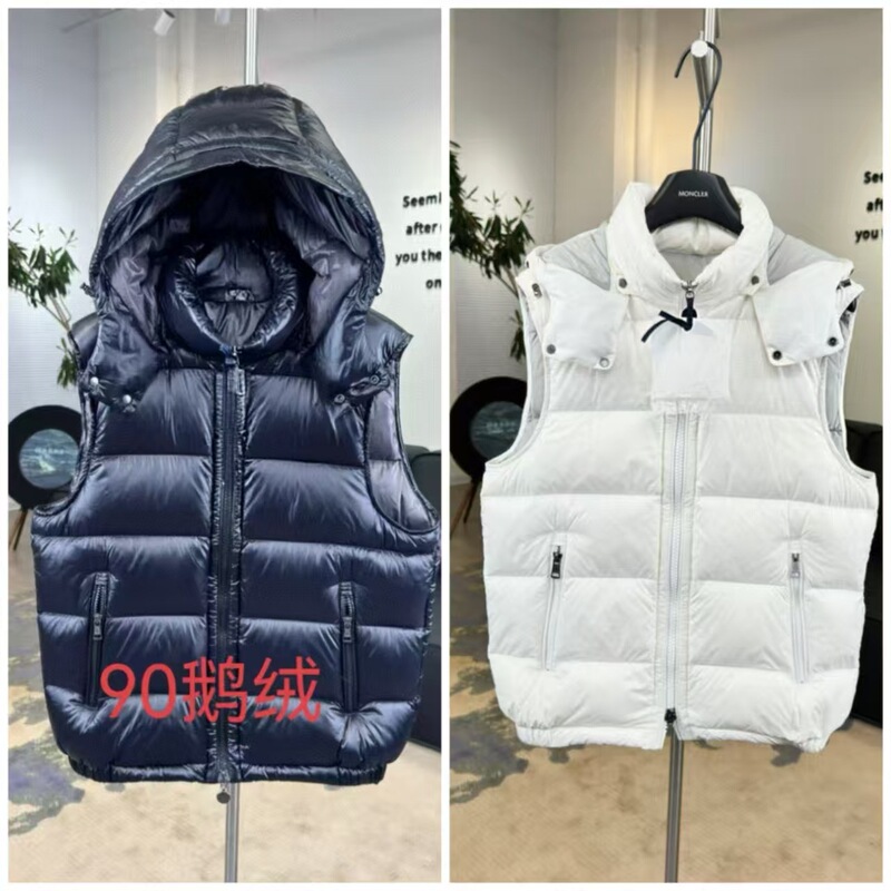 Bormes down Vests Hooded Vest Maya Vest 040 # Autumn and Winter Styles