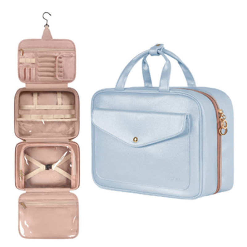 Amazon en stock bolsa de baño impermeable bolsa de baño bolsa de maquillaje bolsa de almacenamiento conjunto de baño bolsa de viaje bolsa de almacenamiento