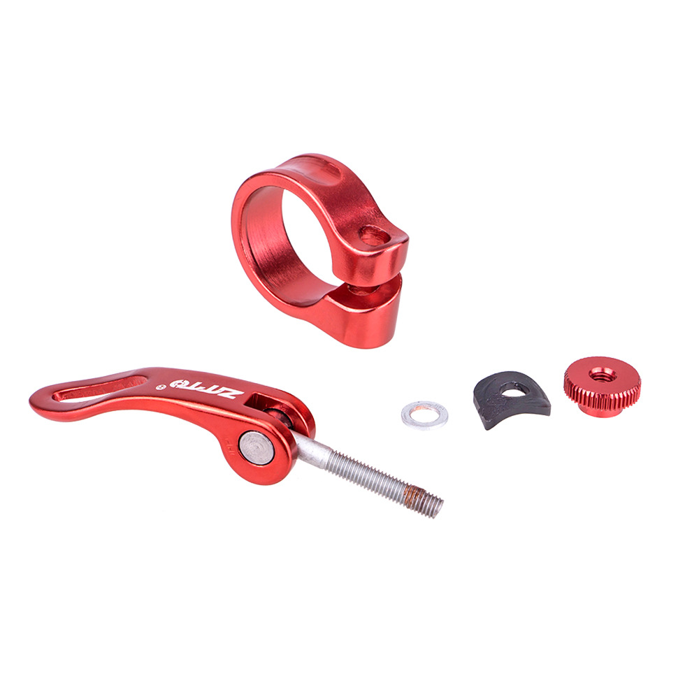 Quick-release lock dead seat post clamp 28.6/31.8/34.9 Aluminum saddle tube clamp road bike seat post clamp